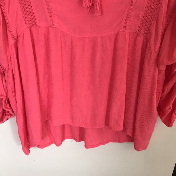 Amanda Green pink blouse size Large - Picture 4 of 16